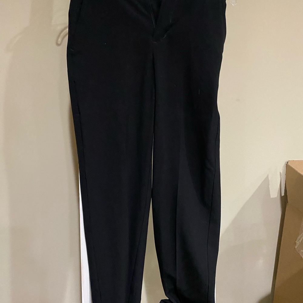 CHAPS Black Dress Slacks Boys Size 12 NWT